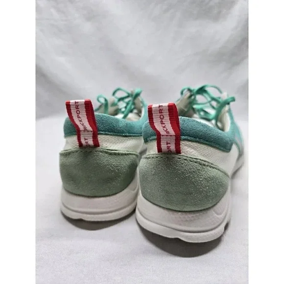 Rockport Walkability Women's Shoes Size 8.5 M White & Turquoise- No Insoles - Picture 6 of 12